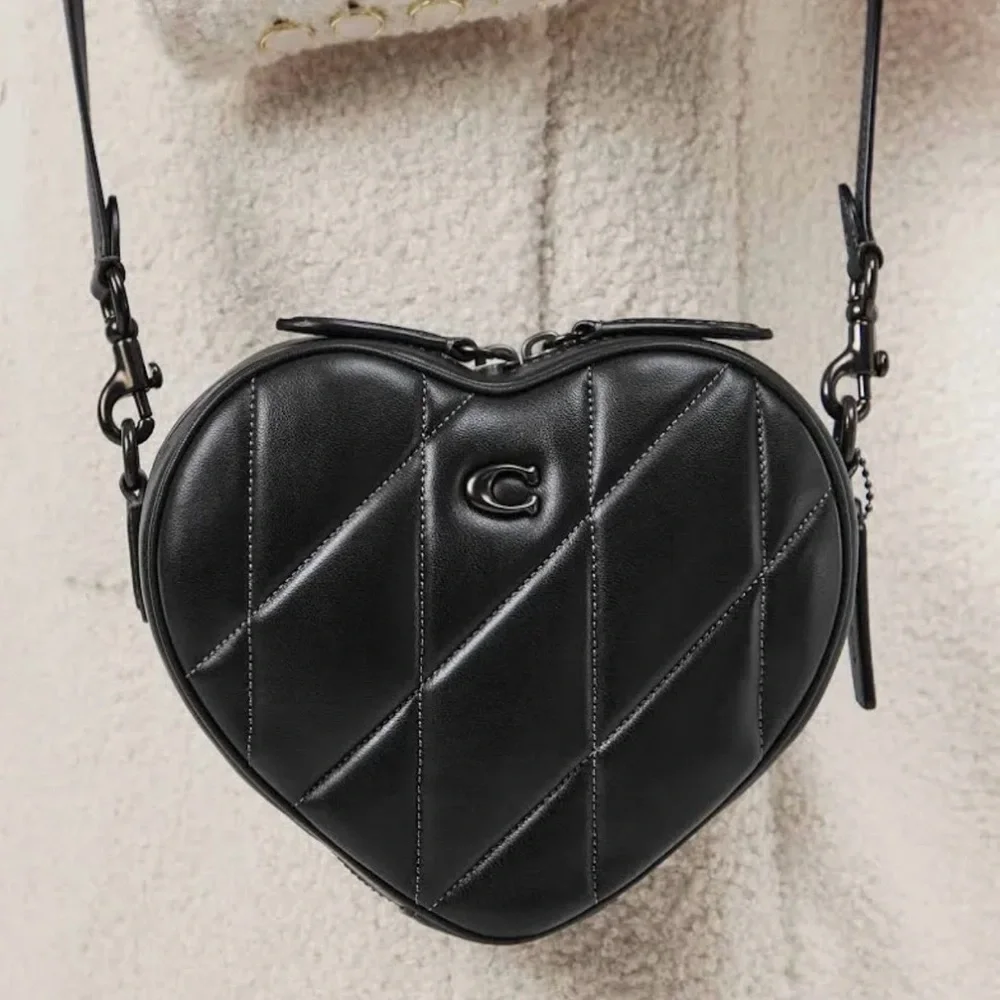 Coach Heart Crossbody Lambskin Bag - Picture 3 of 4